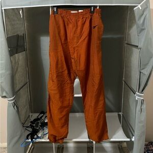 Vintage Reebok Tracksuit Jogger Pants Cotton Lined 1990s Burnt Orange